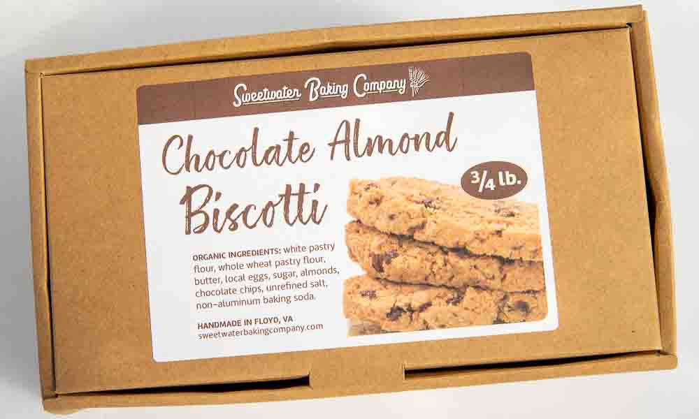 Biscotti three-quarter pound box